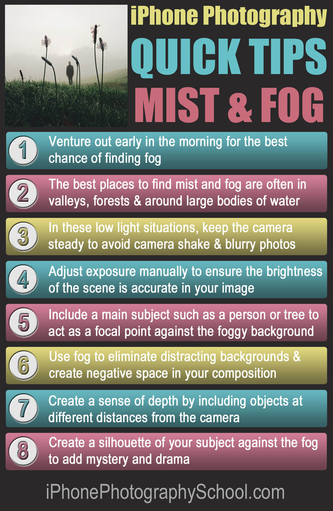 iPhone Fog Quick Tips