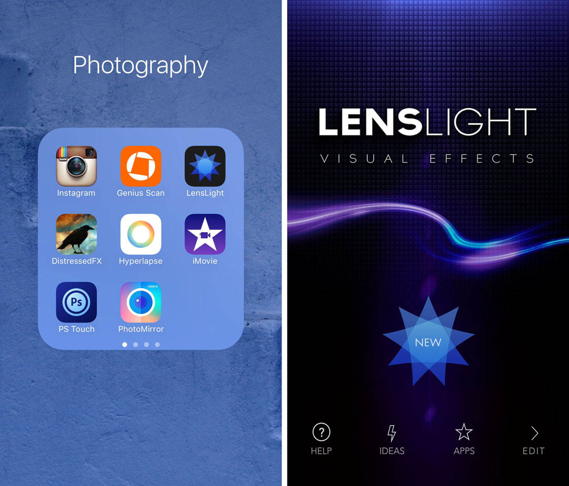 Lenslight iPhone Photo App 10