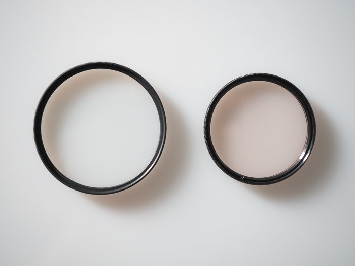 Фильтры для пейзажной фотографии: Пример круглых фильтров с резьбой