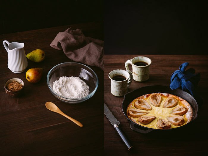 food photography of the fruit pie