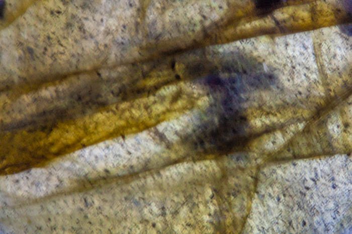 Абстрактная макросъемка коричневого гемстона