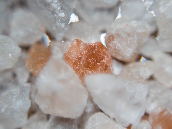 Closeup of salt crystals - Macro photography tips