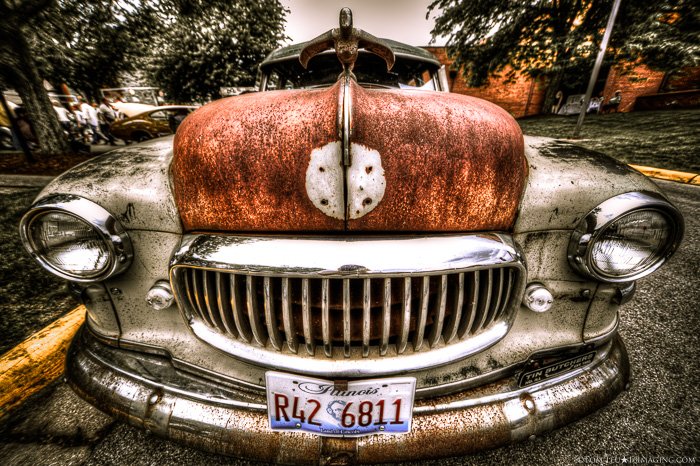 Портрет ржавого колпака автомобиля - фотосессия фрилансера