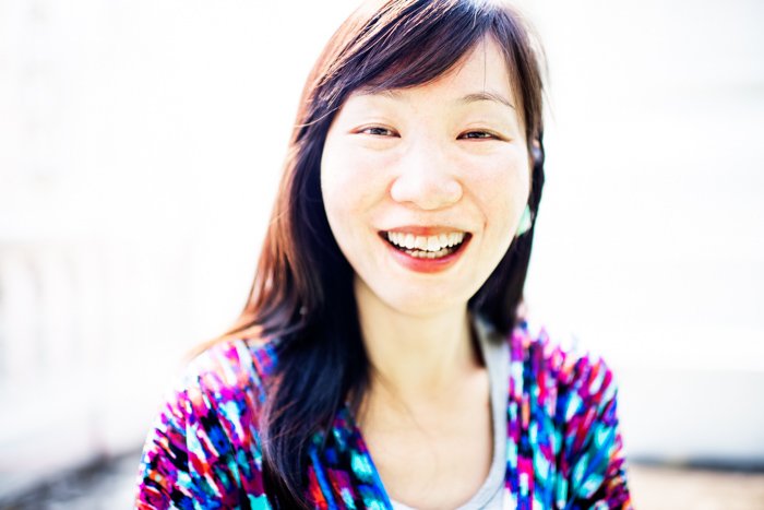 Как сделать фотографию в высоком ключе красивой китайской женщины Кевин Ландвер-Джохан