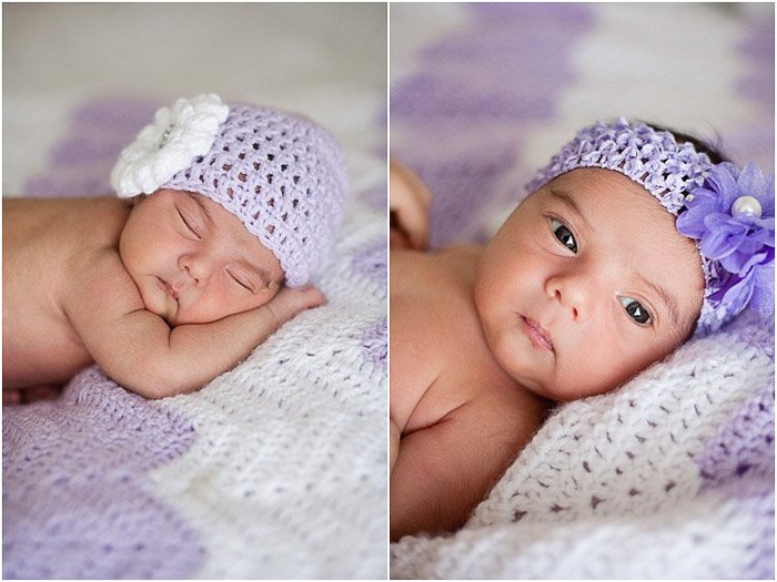 Диптих новорожденных фотопортрет