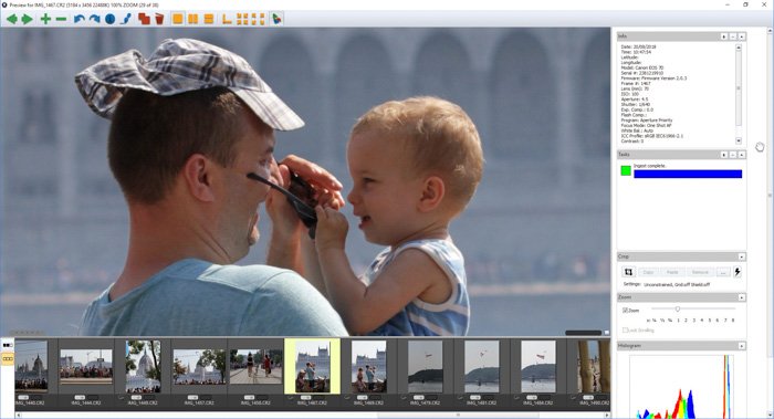 Скриншот сортировки фотографий с помощью Photo Mechanic