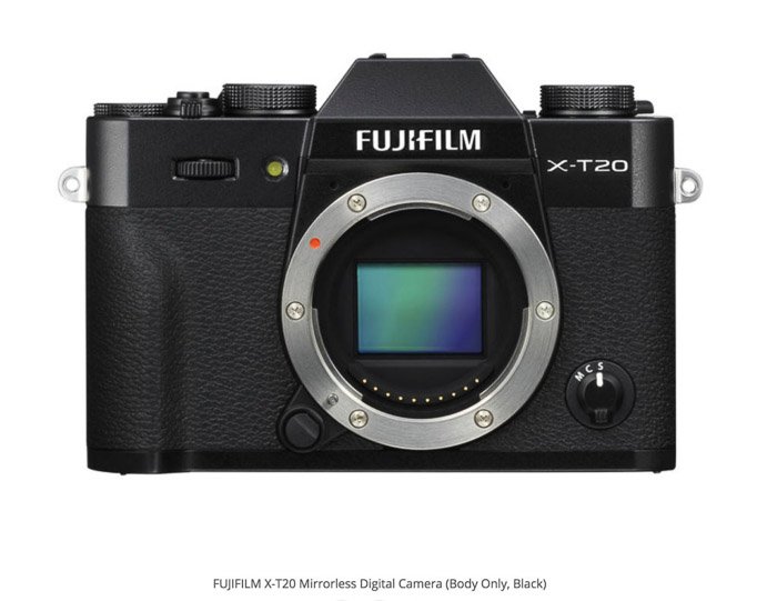 Fujifilm X-T20 лучший фотоаппарат для съемки недвижимости