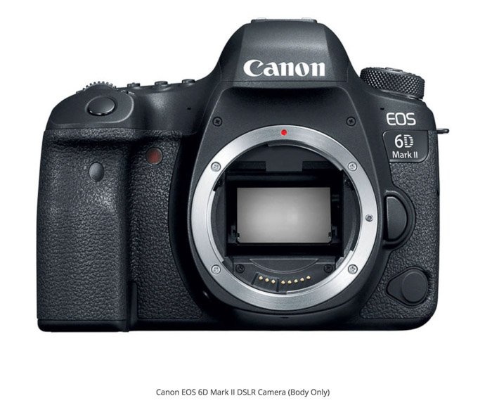 Canon 6D Mark II - лучший фотоаппарат для съемки недвижимости