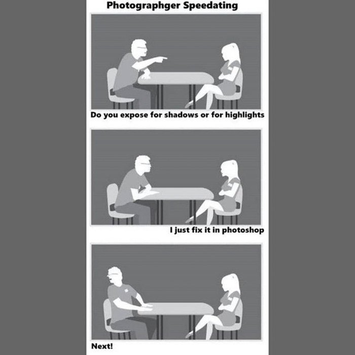funniest photography memes - photographers speed dating