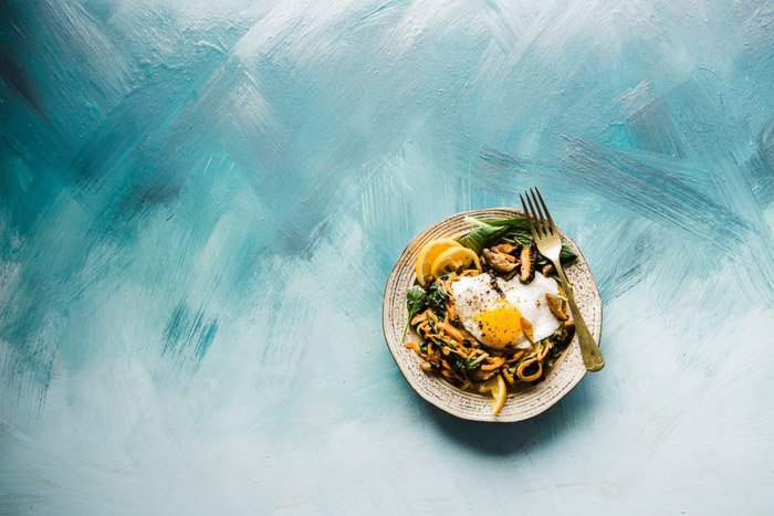 Фотосъемка еды на рисованном фоне - как создать сайт для фотографии
