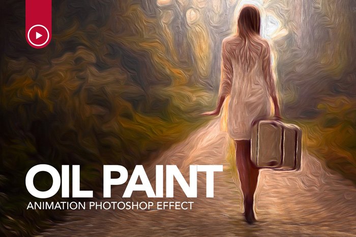 screenshot of Oil Paint Animation Photoshop Effects filter