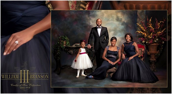 Семейное фото в классическом стиле Уильяма Брэнсона