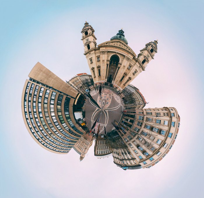 Фотографический тренд съемки 360: Базилика Святого Стефана в Будапеште