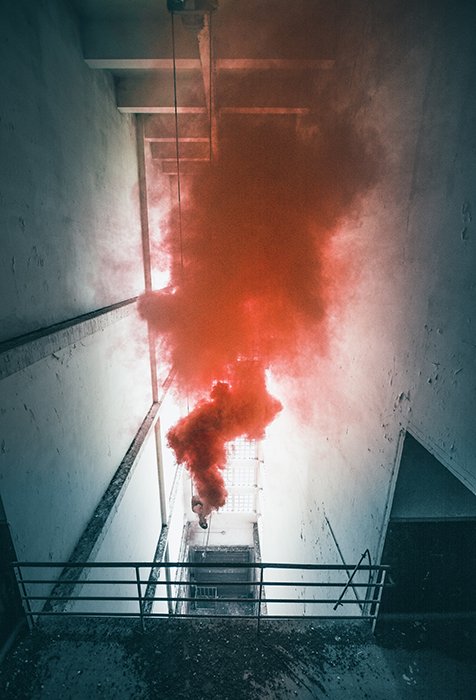 Крутое фото дымовой шашки - растущий тренд в фотографии