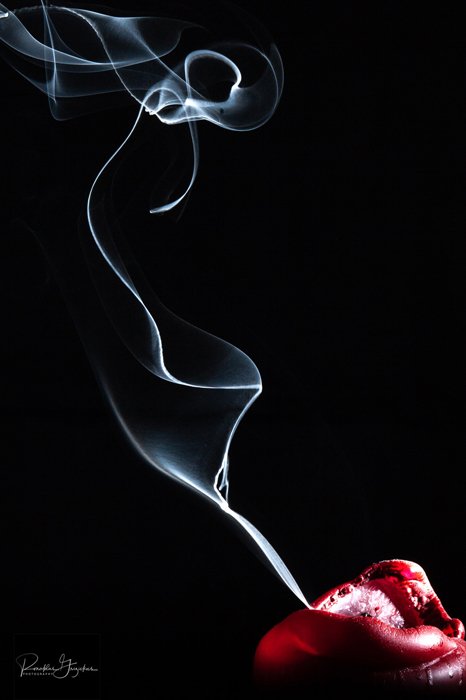 Абстрактная фотография дыма