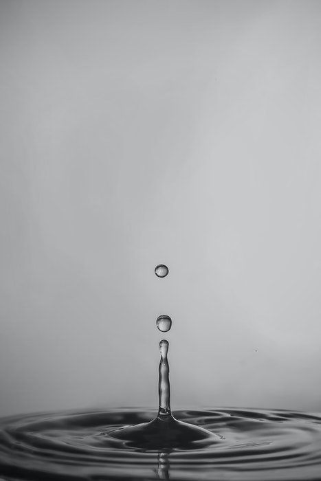 Creative water drop photography