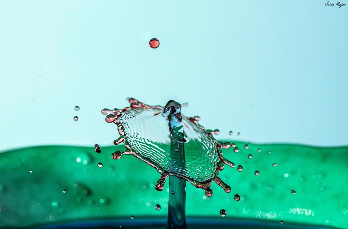Water drop photography by Jason Major