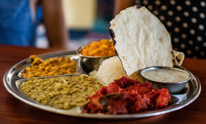 Индийская кухня фото крупным планом классического блюда 