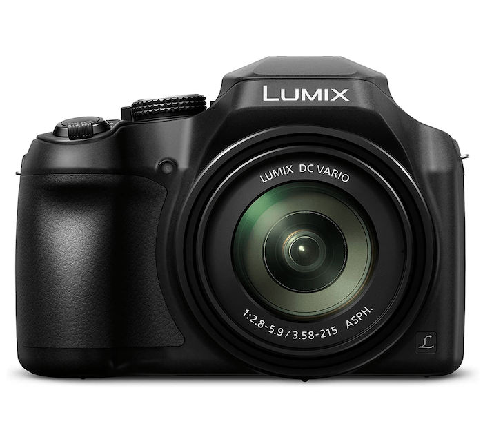Product shot of Panasonice Lumix FZ80K, one of best cameras for product photography