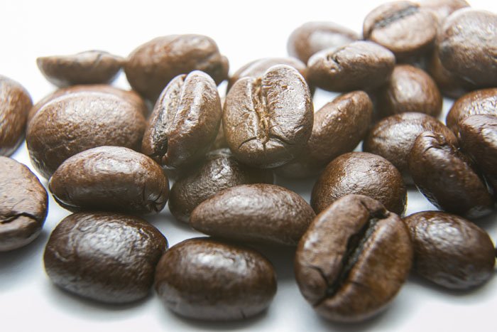 Фотография кофейных зерен крупным планом