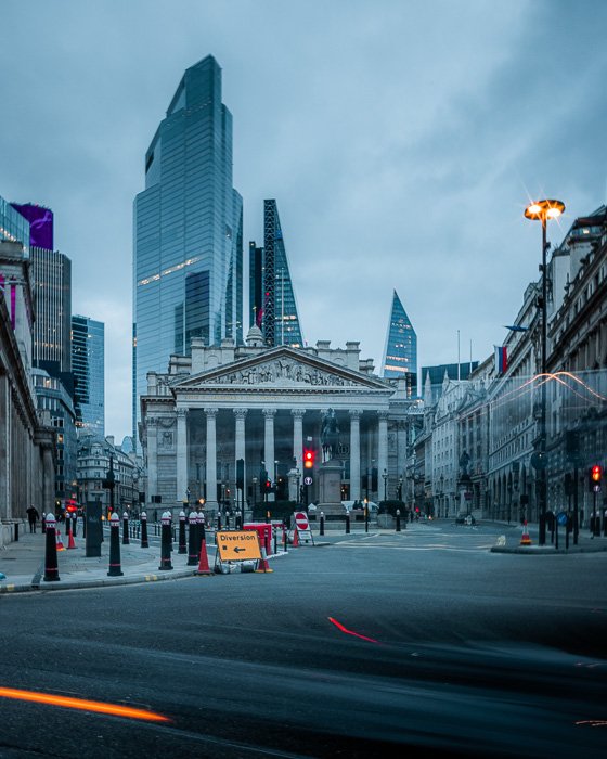 Изображение улиц Лондона, сделанное камерой EOS R5