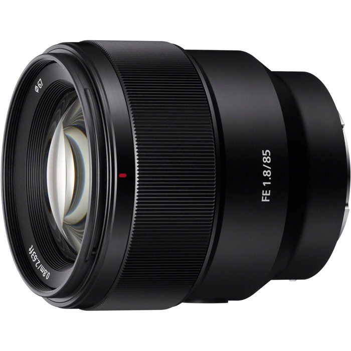 Image of the Sony FE 85mm f/1.8 prime lens