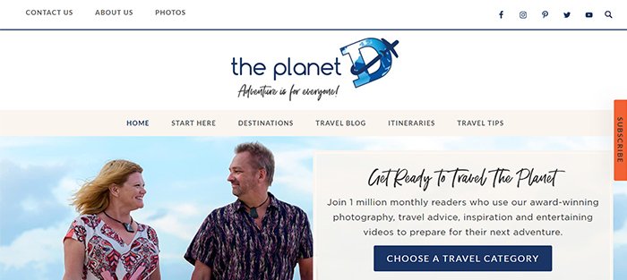 screenshot the planet d, best blogs for travel photographers