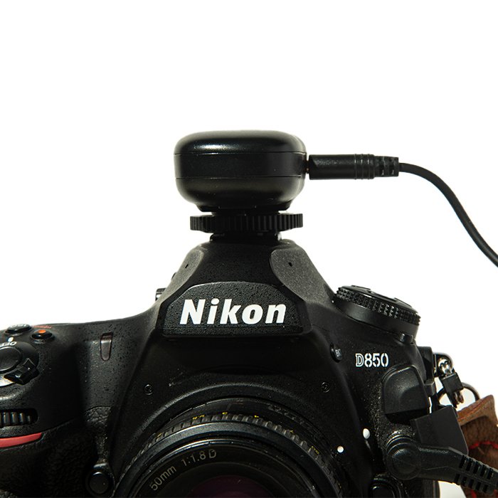 Беспроводной приемник для пульта дистанционного управления камерой, установленный на горячий башмак камеры Nikon