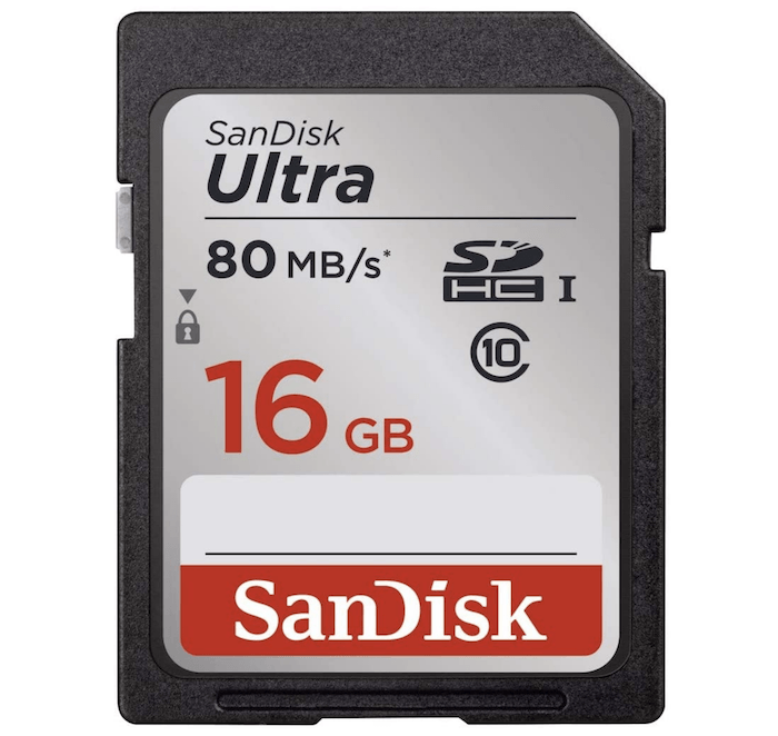 SD-карта Sandisk Ultra 16GB UHS-I