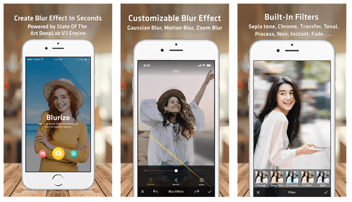 Blurize editing capabilities best ai camera apps