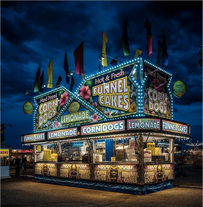 Lit up Lemonade Stand by Carol Highsmith, a famous architectural photographer
