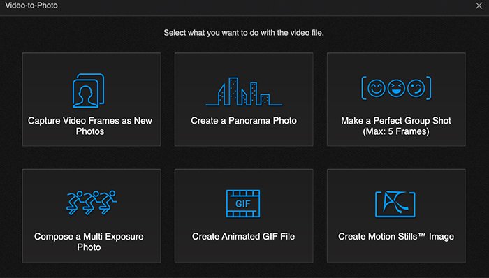 PhotoDirector review: screenshot video tools