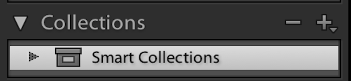 smart collections in Adobe Lightroom