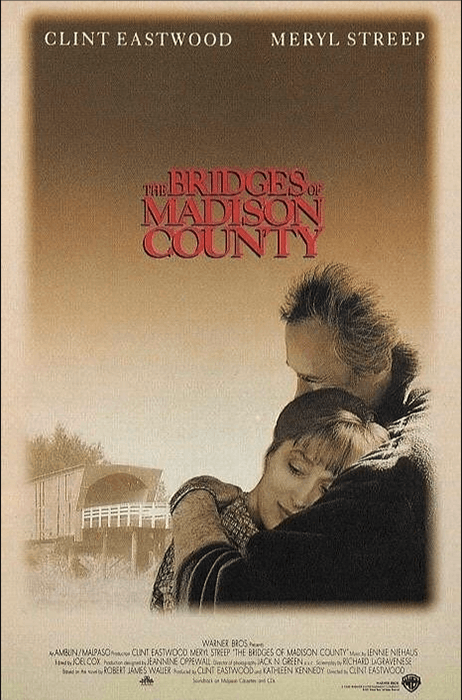 The Bridges Of Madison County cover as example of one of the best photography movies