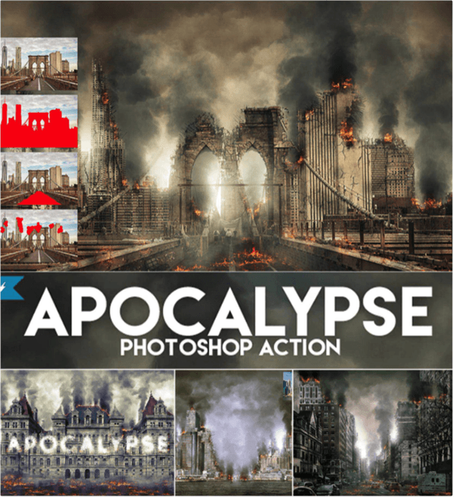 Скриншот плагина Apocalypse Action Photoshop