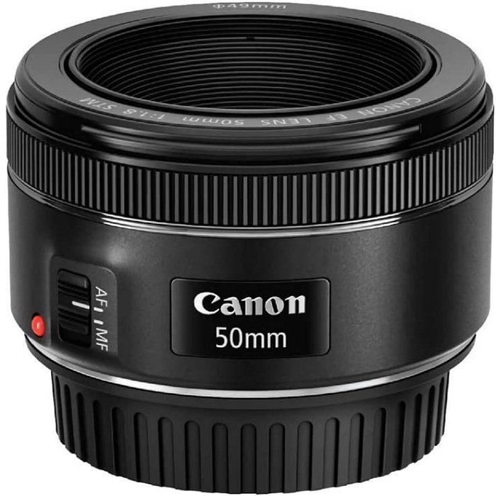 подарки для фотографов: фотография продукта объектива Canon EF 50mm