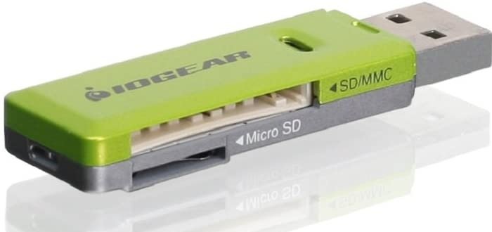 подарки для фотографов: фото продукта Устройство для чтения карт памяти IOGEAR USB