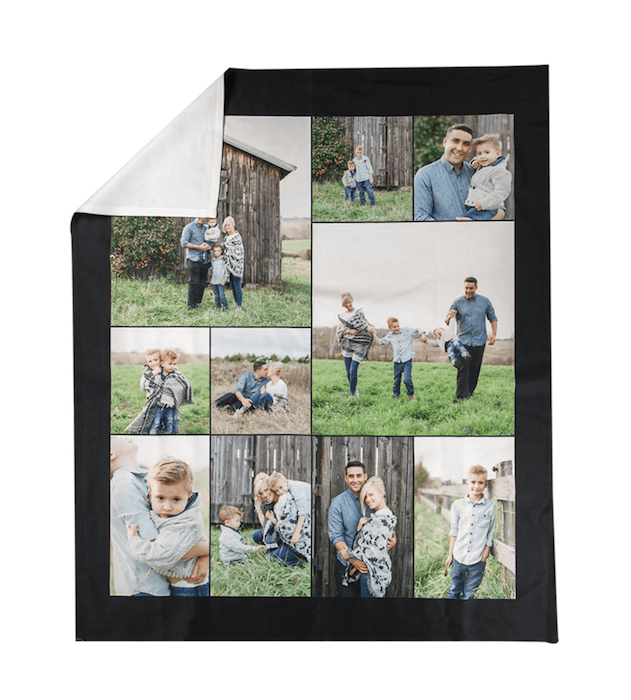 Custom blanket for photo gift ideas