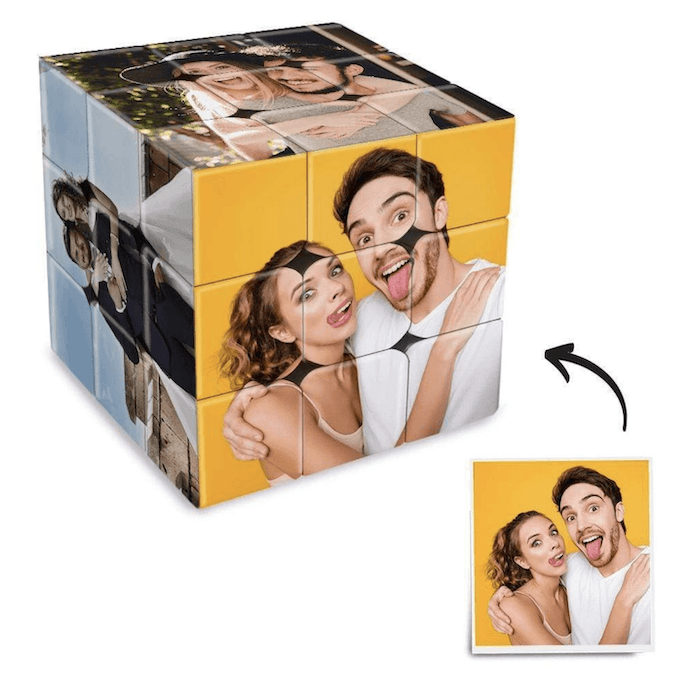 Персонализированный кубик Рубика для фото идеи подарков