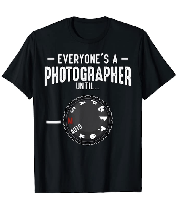 Дизайн футболок с изображением диска выбора настроек фотоаппарата