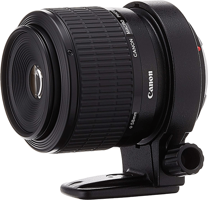 Canon MP-E 65mm f/2.8 1-5x macro lens product photo