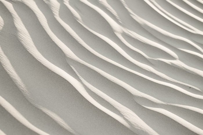 Узор, созданный ветром на песчаных дюнах